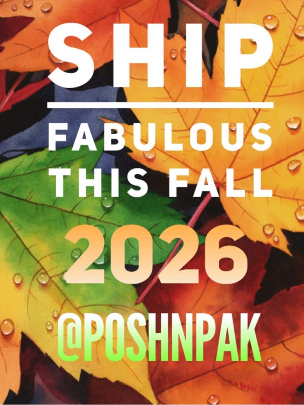 🍁FALL 2026